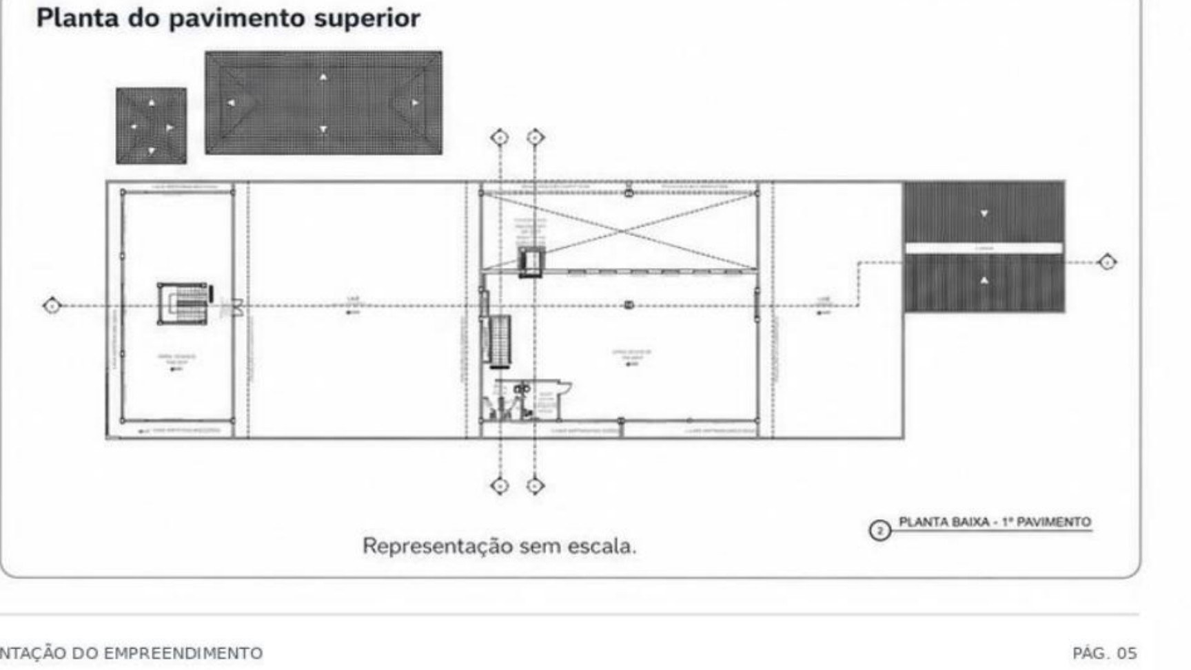 Prédio Principal · Pavimento superior